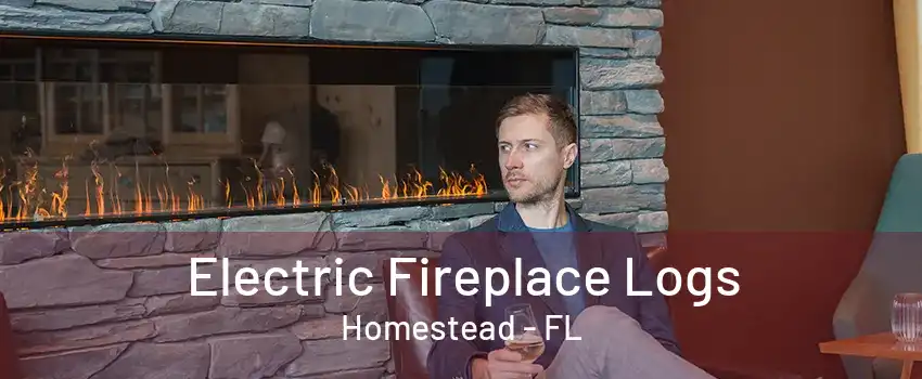 Electric Fireplace Logs Homestead - FL